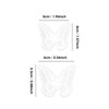 ECSiNG 20 Pieces Butterfly Appliques with Lace Double Layers Butterfly