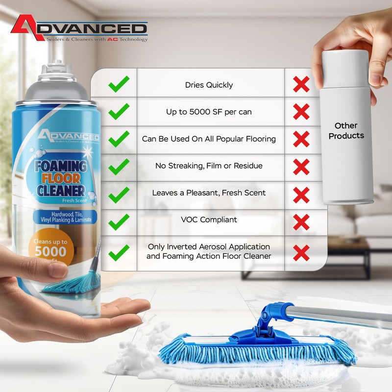 ADVANCED Sealers & Cleaners Aerosol Foaming Floor Cleaner - No