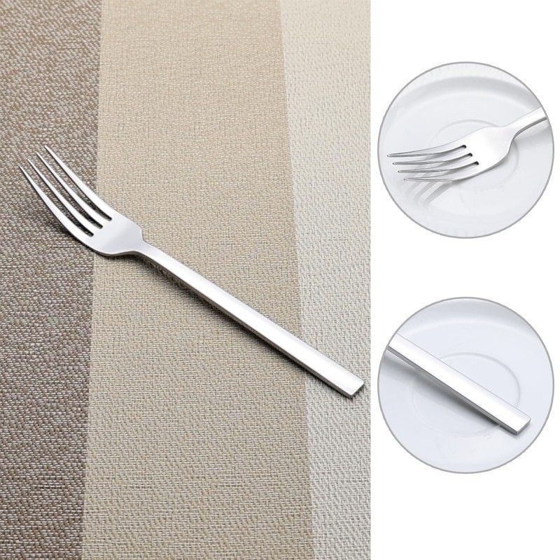 Kiddream 12-Piece Stainless Steel Dinner Forks, Kitchen Table Forks