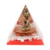 Crystal Pyramid Buddha Epoxy Energy Stone Handicraft for Household Decoration