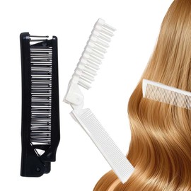GHPKOTW Pack of 2 Foldable Comb, Folding Comb, Pocket Comb, Compact Hair Brush, for Children, Women, Men, Portable Travel Hair Brush, Lightweight Design, Durable Comb, for All Hair Types