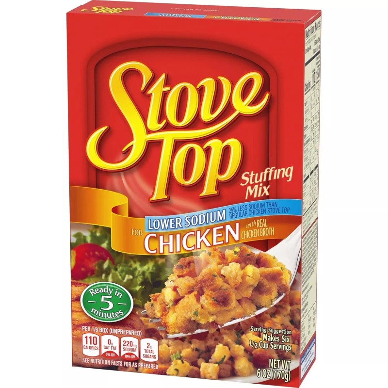 Kraft Stove Top Low Sodium Stuffing Mix for Chicken with