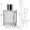 YU FENG 2 Pack Refillable Glass Perfume Bottles 100ml –