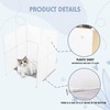 MEEXPAWS Cat Litter Box Enclosure Splash Guard XXL 27.9L ×