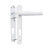 Bwintech UPVC Door Handle, White, 92mm Backset, 122mm Screw Spacing,