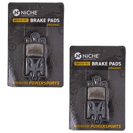 NICHE Brake Pad Set for Kawasaki Ninja ZX6R ZX12R GSXR1000 ZX10R 59100-18851 Front Organic 2 Pack