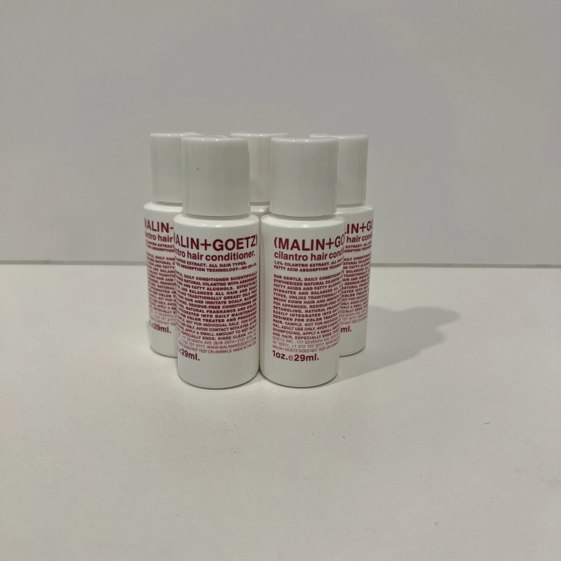 (MALIN+GOETZ) Lot Of 5 Travel Size Malin+Goetz 1oz Cilantro Hair