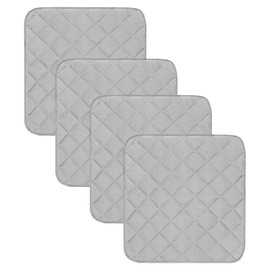 Yolispa 4pcs Waterproof Incontinence Chair Pads 22 x 21 Washable Absorbent Seat Protector Pads for Sofa Chair Wheelchair
