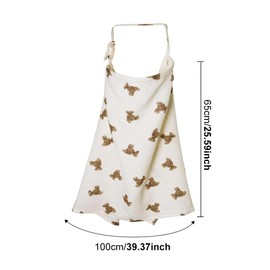 Breastfeeding Cover Baby,Nursing Cover and Baby Breastfeeding Poncho,Adjustable Nursing Apron 360° Coverage Baby Feeding Nursing Cover for Mother Outing Privacy Shield