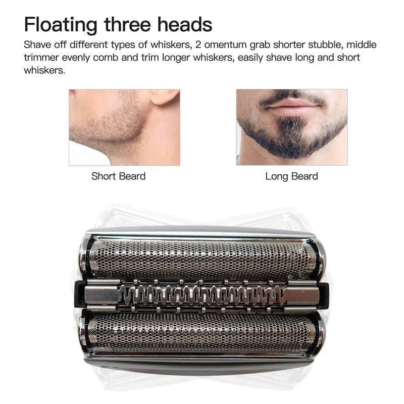 2024 Upgraded 70S Silver Series 7 Electric Shaver Heads For