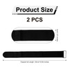 2pcs Ellipse Leg Exerciser Machine Pedal Straps, Traction Bands for