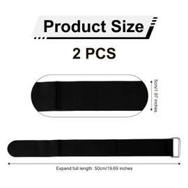 2pcs Ellipse Leg Exerciser Machine Pedal Straps, Traction Bands for Under Desk Elliptical Peddler Foot Exercises Machine Band Replacement for Seniors Fitness Home Office Accessories