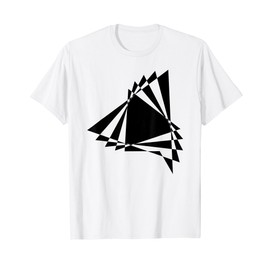 Abstract Geometric Triangle Shapes Sign T-Shirt