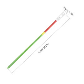 ibasenice Cinta Métrica Flexible y Portátil, 3 Piezas en Set, para Medir Circunferencia de Brazo y Cabeza, Material Pp, Adecuado para Uso Infantil