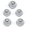 KangTeer Ball Transfer Units 5pcs 5/8 Inch Screw Mounted Ball