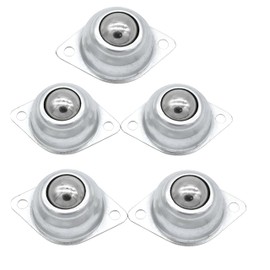 KangTeer Ball Transfer Units 5pcs 5/8 Inch Screw Mounted Ball Bearings Universal Rotation Caster Roller Ball Bearings for Conveyor Transfer Unit