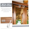 Ciieeo 4 pcs Stainless Steel Siding Hooks for Outdoor Use