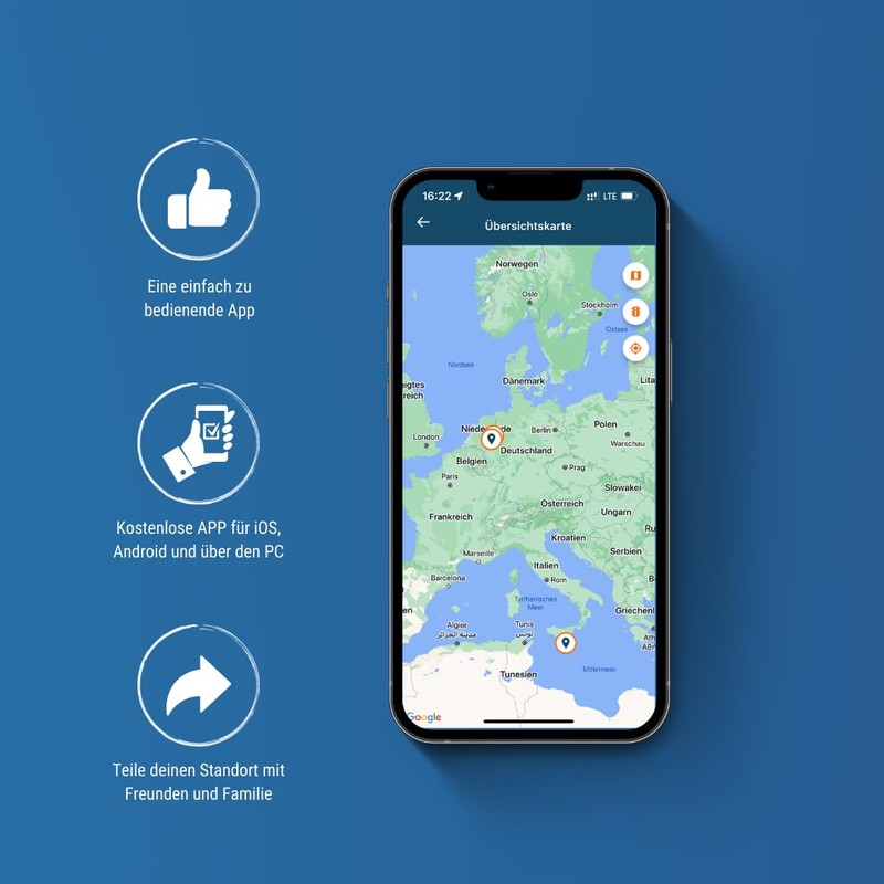 trackilive TL-5 GPS Tracker 72 Hours Running Time - Ultralight,