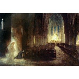 The Presence, Capt. A. E. Borthwick, religious art, Jesus, 16"x24" Giclee print