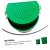 Kisangel 2pcs Bucket Portable Fishing Bait Container with Breathable Vents