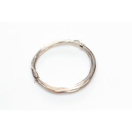 CRAFT WIRE - Alambre de plata 935 de calibre 21, cuadrado, muerto suave, 5 pies