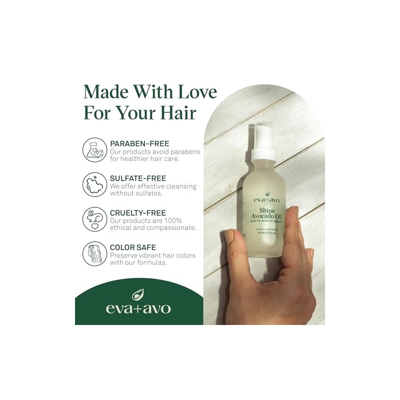 Eva + Avo Aceite de Aguacate para el Cabello -