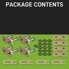 Carbbia 520HV 520 Chain Master Link Connecting Links with O-Ring