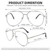 SOPHILY 3 Pack Bifocal Reading Glasses for Women Men, Aviator