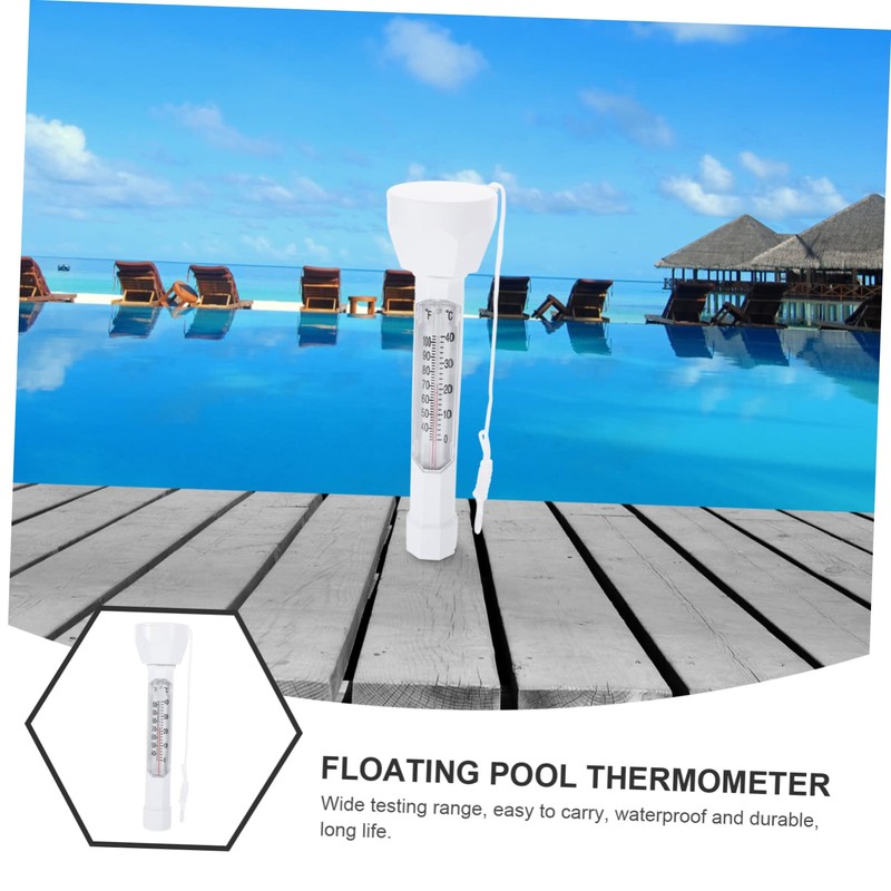 Levemolo Floating Pool Thermometer Easy to Read Water Temperature Measuring