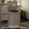 Automatic Touchless Trash Can Motion Sensor Intelligent Waste Bin for