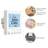 Smart Control, Electric Heating Thermostat, White, Weekly programmable Voice Control,