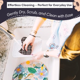 Reversible Microfiber Washcloths 12x12 – Super Absorbent & Quick Drying Waffle Weave Dish Cloths – Lint-Free, Scratch-Free Cleaning Towels for Kitchen, Household, Cars & Windows – Double-Sided Design