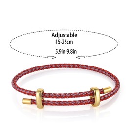 Adjustable Steel Wire Bracelet With Titanium Buckle For Valentine'S Day Lucky Jewelry, A Fashionable Gift For Men, Women, Couples, And Friends, Standard, Stainless Steel, no gemstone