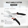 TOWOT Angle Miter Shears Cutter, Angular Trim Cutter of Molding,