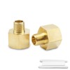 Bwintech 2 Pcs 3/8" Female to 1/8" Male BSP Thread