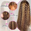 Smilenice 210% Density Deep Wave 13x6 Highlight Ombre Full Lace