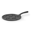 Commercial CHEF Cast Iron Pancake Pan, Silver Dollar Pancake Griddle,