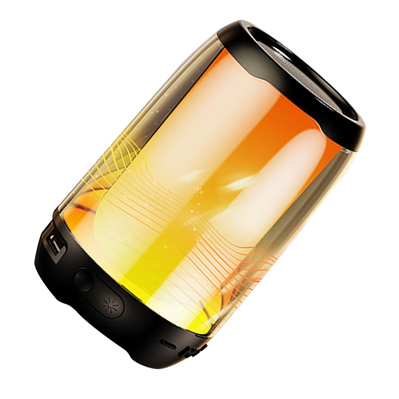 Portable Bluetooth Speaker with Night Light Multifunction LED Dazzling Night
