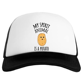 My Spirit Animal is A Potato Men's Women's Baseball Classic Cap Unisex Adjustable Snapback Men's Women's Cap, black
