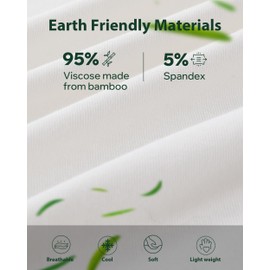 BAMBOO COOL Shelf-Bra Camisole for Women Chest Cover Basic Tank Top with Adjustable Strap Soft Undershirt White