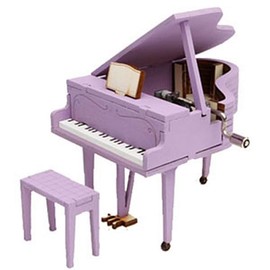 (Hottracks) DIY Wooden Assembly Kit Music Box Grand Piano YM862-19 / (핫트랙스)DIY 나무 조립 키트 오르골 그랜드피아노 YM862-19