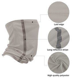 TCCFCCT TCCFCCT Hard Hat Sun Shade, Full Brim Mesh Neck Sun Shield, High Visibility Sun Visor Neck Protection and Bandana Headband Face Scarf, Hard Hat Accessories, Hard Hat Not Included, 2 Packs, Grey