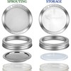 Mason Jar Sprouting Lids - 316 Surgical Stainless Steel Sprouting