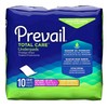 PREVAIL Super Absorbent Underpads 30"x30" Large- 1 pk Ten count
