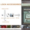 Hecfu 1 Pcs Tool Box Lock, 5/8" Cam Lock Keyed