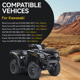 Starter Clutch Idler Gear Gasket Bolt Kit for Kawasaki Brute Force Prairie 650 4x4/i KVF650 KVF750 KVF700 KSV700 Teryx 750 2002-2013