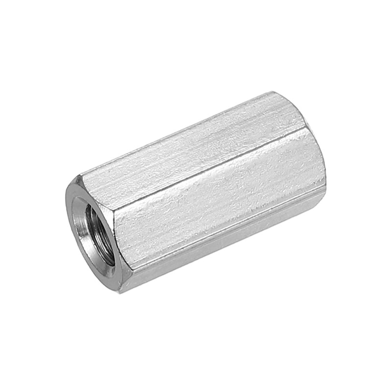 sourcing map M8x1.25mm Coupling Nuts, 6 Pcs 304 Stainless Steel