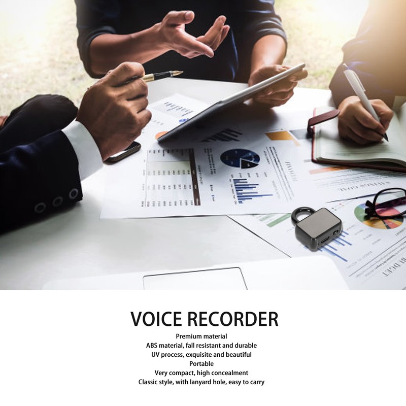 Q11 Key Lock Voice Recorder AI HD Noise Reduction Portable