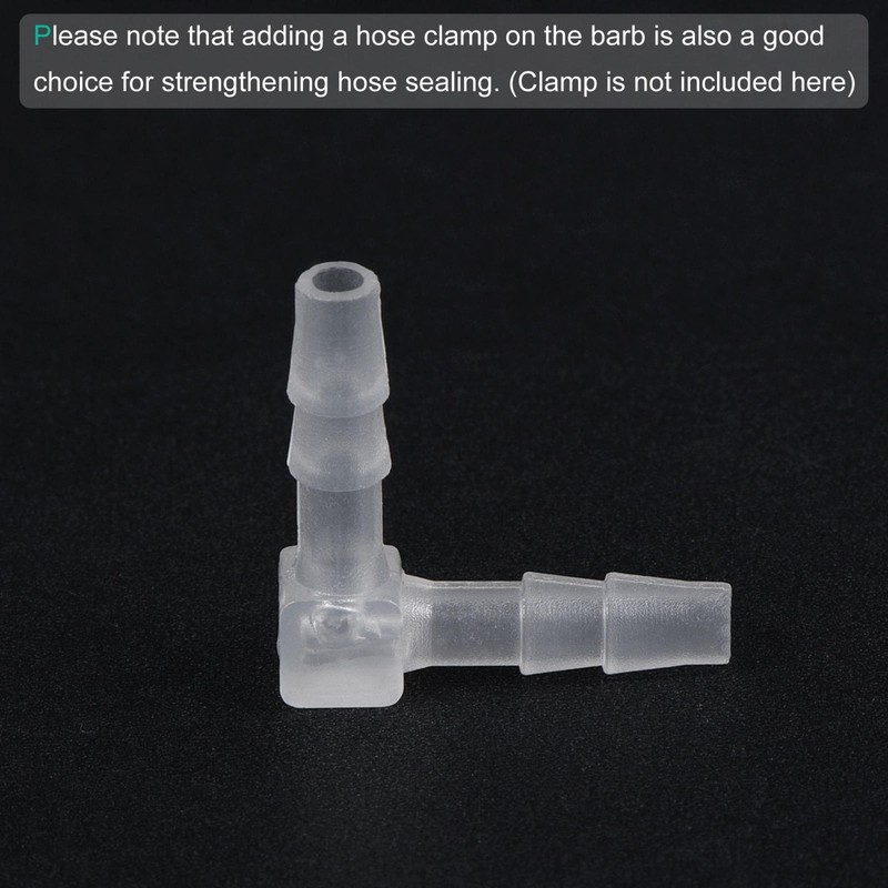 sourcing map Hose Nozzle 5 mm Barbed Wire Diameter Plastic