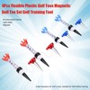 BuyWeek Golf Tees, 4 Pieces Magnetic Plastic Golf Tee Set